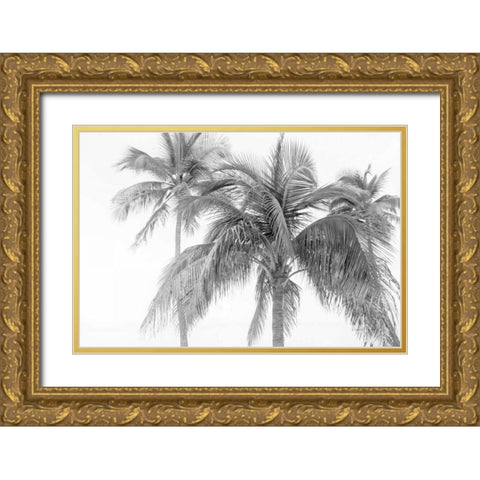 Breezy IV Gold Ornate Wood Framed Art Print with Double Matting by Urquhart, Elizabeth