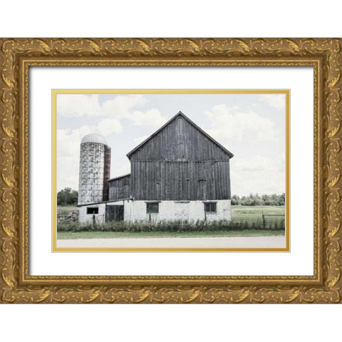 Weathered III Gold Ornate Wood Framed Art Print with Double Matting by Urquhart, Elizabeth