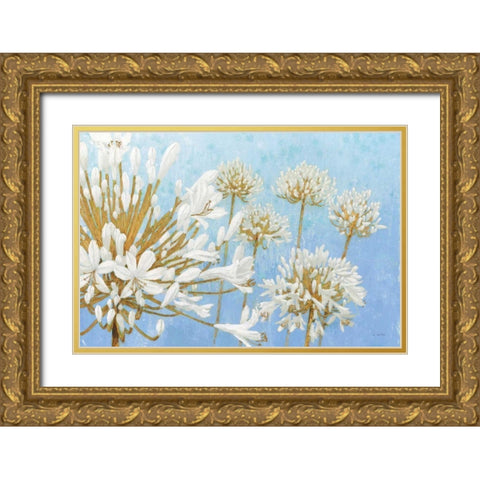 Golden Spring Gold Ornate Wood Framed Art Print with Double Matting by Wiens, James