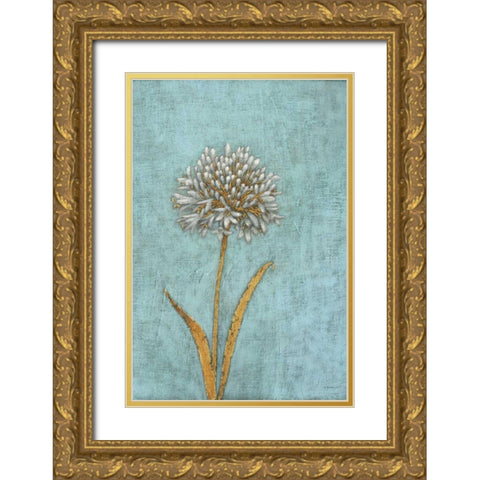 Shimmering Summer I Gold Ornate Wood Framed Art Print with Double Matting by Wiens, James