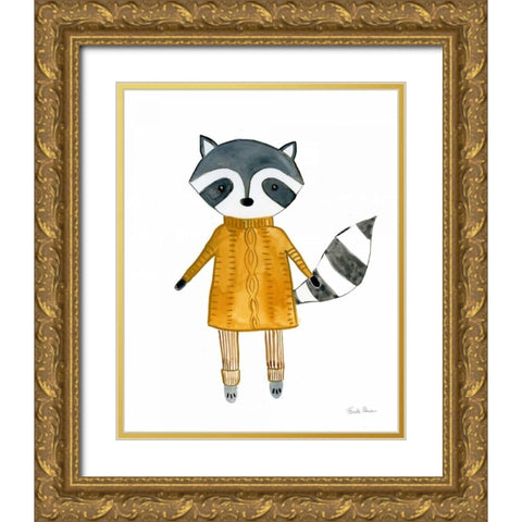 Neighborhood Pals I Gold Ornate Wood Framed Art Print with Double Matting by Zaman, Farida