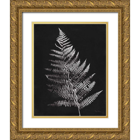 Nature by the Lake Ferns VI Black Crop Gold Ornate Wood Framed Art Print with Double Matting by Rhue, Piper