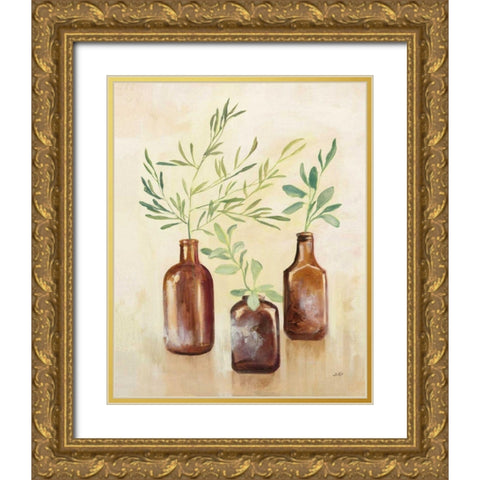 Woodland Still Life II Gold Ornate Wood Framed Art Print with Double Matting by Purinton, Julia