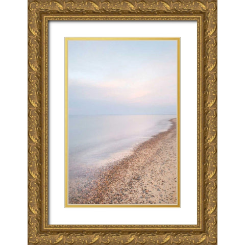 Lake Superior Shoreline II Gold Ornate Wood Framed Art Print with Double Matting by Majchrowicz, Alan