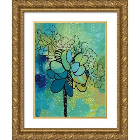 Renew Gold Ornate Wood Framed Art Print with Double Matting by Mack, Lynn