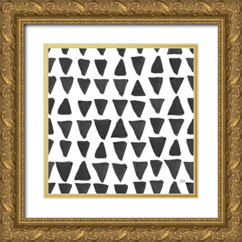 Scandy Baby Pattern XIIIA Gold Ornate Wood Framed Art Print with Double Matting by Averinos, Melissa