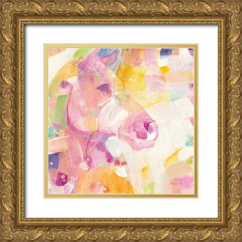 Kaleidoscope Horse I Gold Ornate Wood Framed Art Print with Double Matting by Hristova, Albena