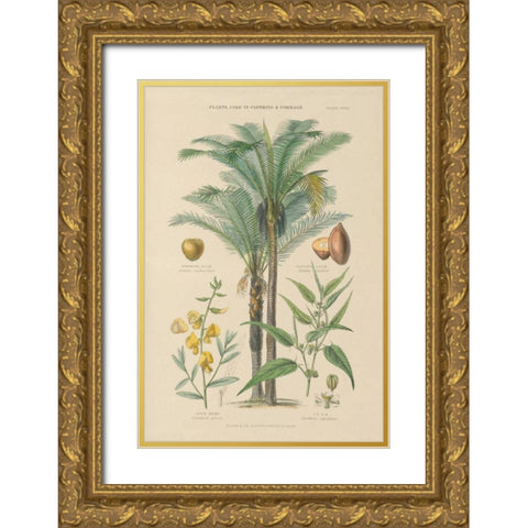 Industrial Trees Gold Ornate Wood Framed Art Print with Double Matting by Wild Apple Portfolio