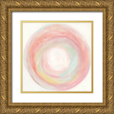 Tropical Swirl I Gold Ornate Wood Framed Art Print with Double Matting by Rhue, Piper