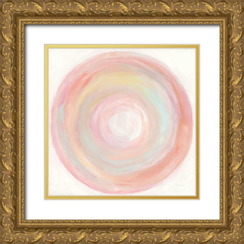 Tropical Swirl II Gold Ornate Wood Framed Art Print with Double Matting by Rhue, Piper
