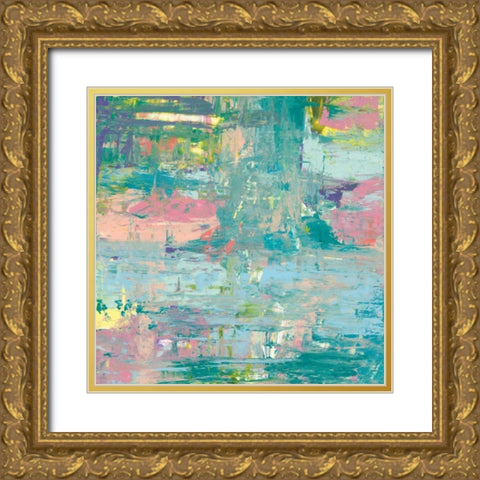 Islands Abstract I Gold Ornate Wood Framed Art Print with Double Matting by Rhue, Piper