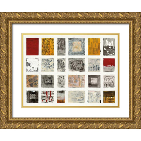 Tokens of Today Gold Ornate Wood Framed Art Print with Double Matting by Rhue, Piper