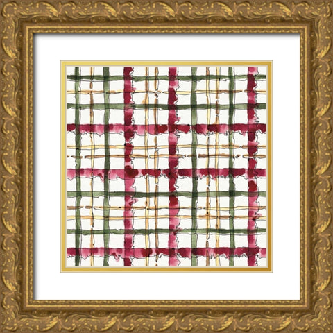 Oaked and Aged Pattern III Gold Ornate Wood Framed Art Print with Double Matting by Tavoletti, Anne
