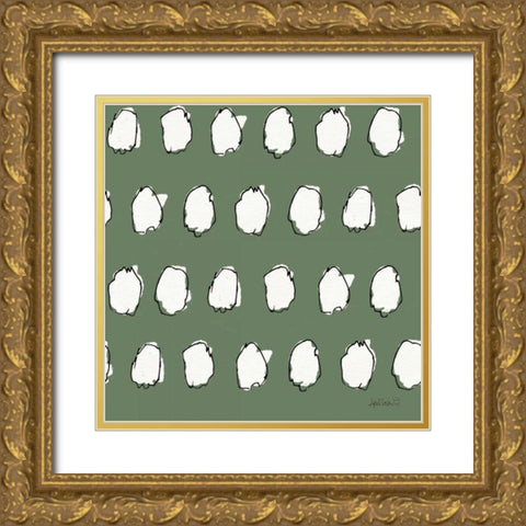 Oaked and Aged Pattern IXC Gold Ornate Wood Framed Art Print with Double Matting by Tavoletti, Anne
