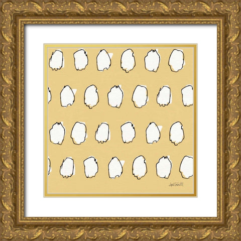 Oaked and Aged Pattern IXD Gold Ornate Wood Framed Art Print with Double Matting by Tavoletti, Anne