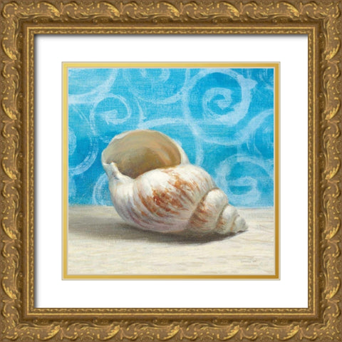 Gift from the Sea I Gold Ornate Wood Framed Art Print with Double Matting by Nai, Danhui