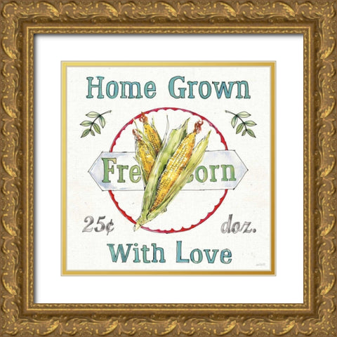 Veggie Market III Gold Ornate Wood Framed Art Print with Double Matting by Tavoletti, Anne