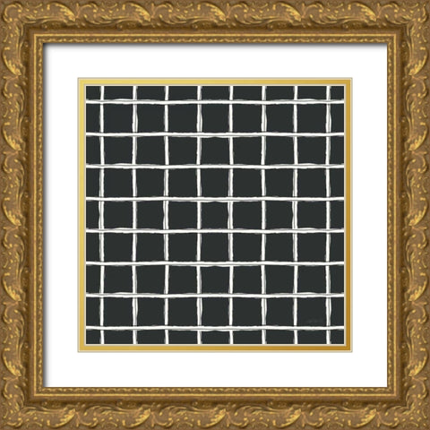 Farm Signs Pattern IIIG Gold Ornate Wood Framed Art Print with Double Matting by Tavoletti, Anne