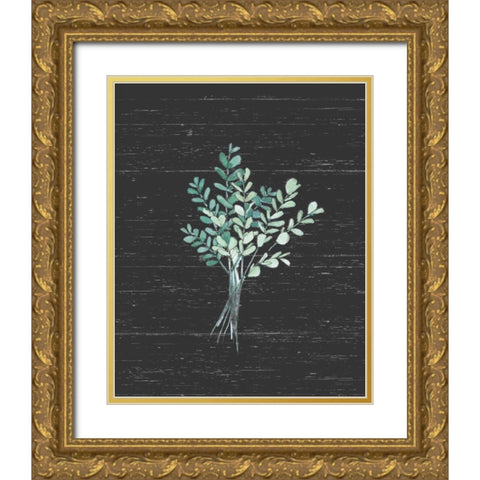 Farmhouse Cotton V Black No Words Gold Ornate Wood Framed Art Print with Double Matting by Grove, Beth