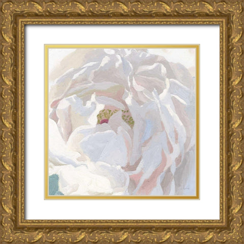 Essence of June Floral I Gold Ornate Wood Framed Art Print with Double Matting by Wiens, James