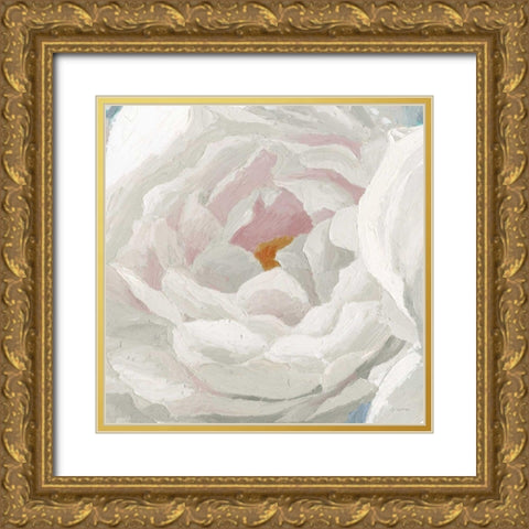 Essence of June Floral II Gold Ornate Wood Framed Art Print with Double Matting by Wiens, James