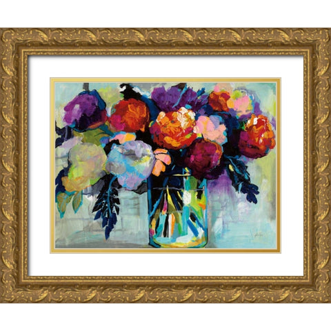 A Colorful Life Gold Ornate Wood Framed Art Print with Double Matting by Vertentes, Jeanette