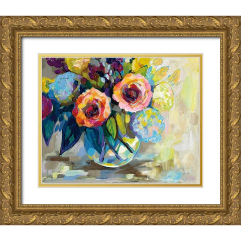 Light Study Gold Ornate Wood Framed Art Print with Double Matting by Vertentes, Jeanette