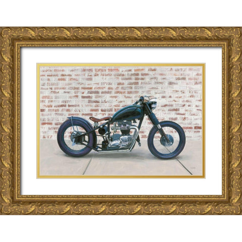 Lets Roll I Gold Ornate Wood Framed Art Print with Double Matting by Wiens, James