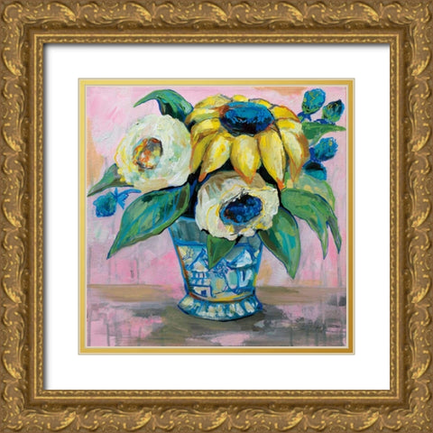 Ginger Jar II Gold Ornate Wood Framed Art Print with Double Matting by Vertentes, Jeanette