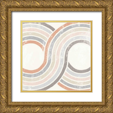 Over the Rainbow II Gold Ornate Wood Framed Art Print with Double Matting by Hershey, Moira