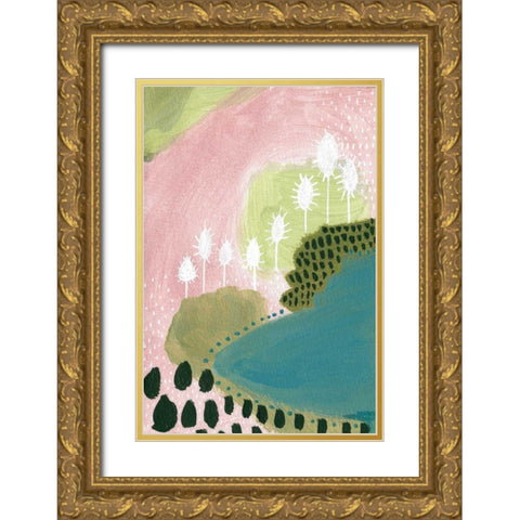 Abundance I Gold Ornate Wood Framed Art Print with Double Matting by Mack, Lynn