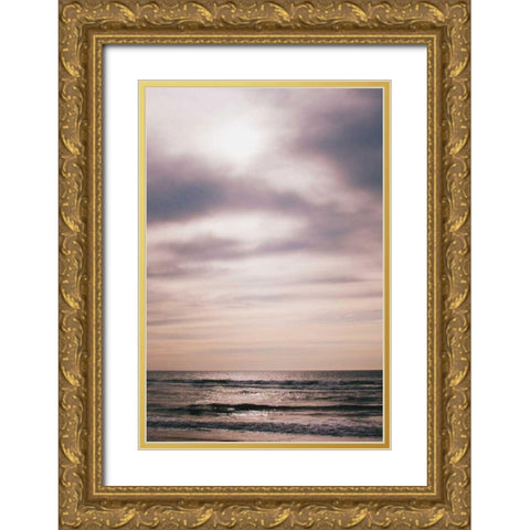 Kalaloch Coast I Gold Ornate Wood Framed Art Print with Double Matting by Marshall, Laura