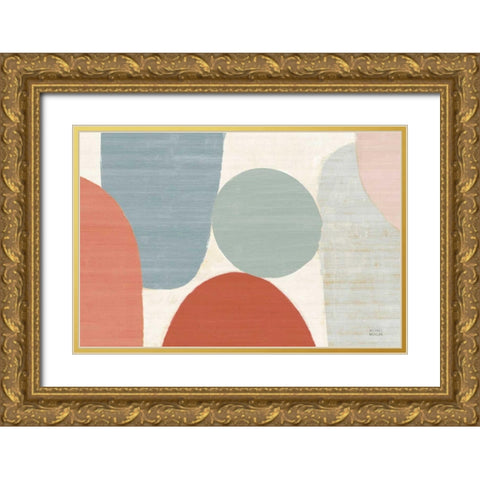 Spring Costa Del Sol II Muted Crop Gold Ornate Wood Framed Art Print with Double Matting by Mullan, Michael