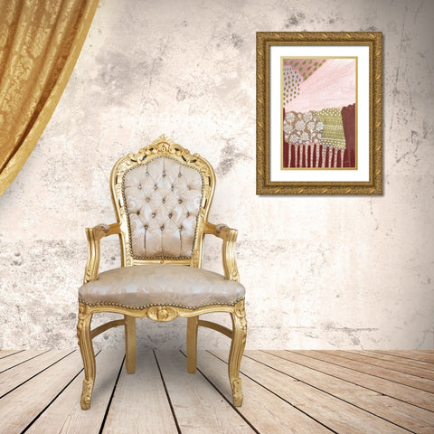 Salt Shrub I Gold Ornate Wood Framed Art Print with Double Matting by Mack, Lynn