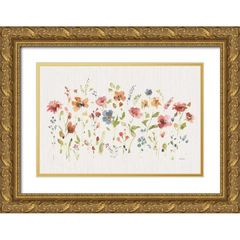 Time to Share VII Gold Ornate Wood Framed Art Print with Double Matting by Audit, Lisa