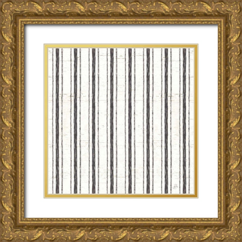 Lake Sketches Pattern II Gold Ornate Wood Framed Art Print with Double Matting by Brissonnet, Daphne