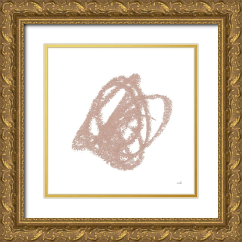 Doodles Doodles VII Gold Ornate Wood Framed Art Print with Double Matting by Hershey, Moira