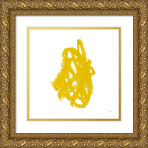 Doodles IX Gold Ornate Wood Framed Art Print with Double Matting by Hershey, Moira
