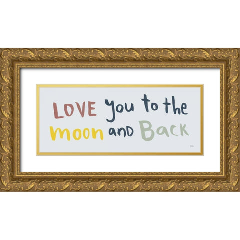 Scandy Baby Light X Gold Ornate Wood Framed Art Print with Double Matting by Averinos, Melissa