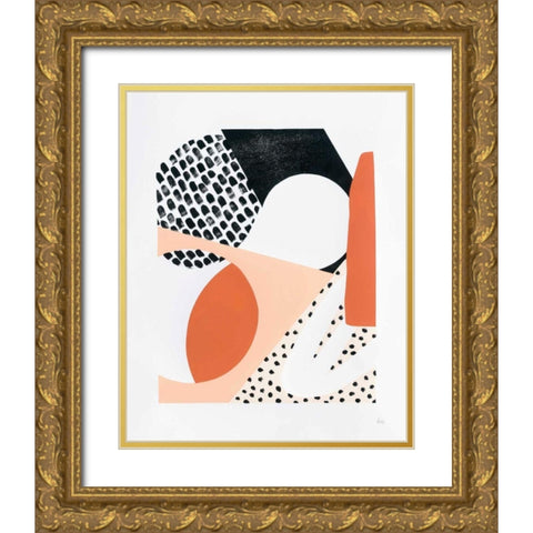 Luminous Tumble I Gold Ornate Wood Framed Art Print with Double Matting by Marshall, Laura