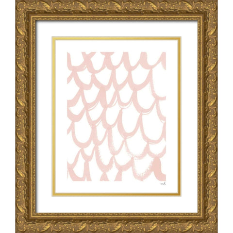 Scallop II Gold Ornate Wood Framed Art Print with Double Matting by Hershey, Moira
