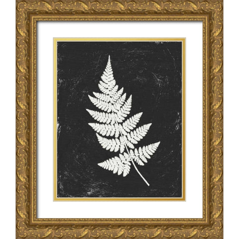 Forest Shadows I Black Crop Gold Ornate Wood Framed Art Print with Double Matting by Hershey, Moira