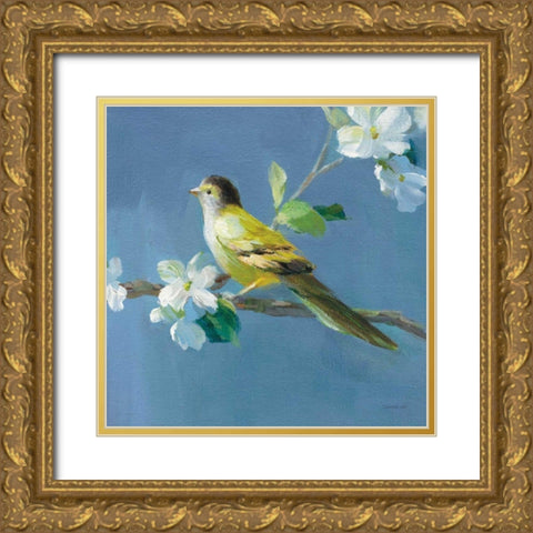 Spring in the Neighborhood V Gold Ornate Wood Framed Art Print with Double Matting by Nai, Danhui