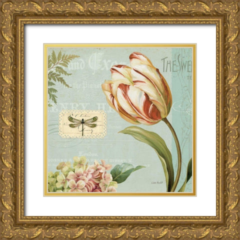 Mothers Treasure II Gold Ornate Wood Framed Art Print with Double Matting by Audit, Lisa