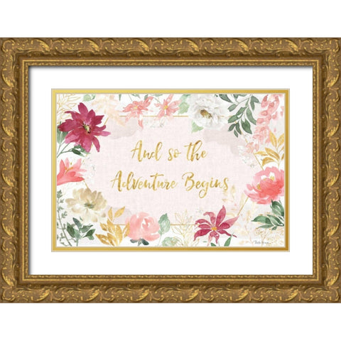 All You Need is Love I Gold Ornate Wood Framed Art Print with Double Matting by Grove, Beth