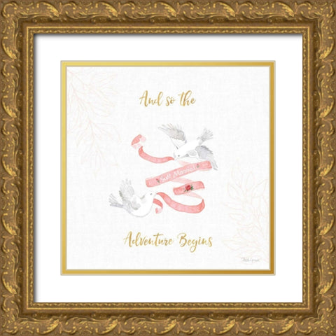 All You Need is Love X Gold Ornate Wood Framed Art Print with Double Matting by Grove, Beth