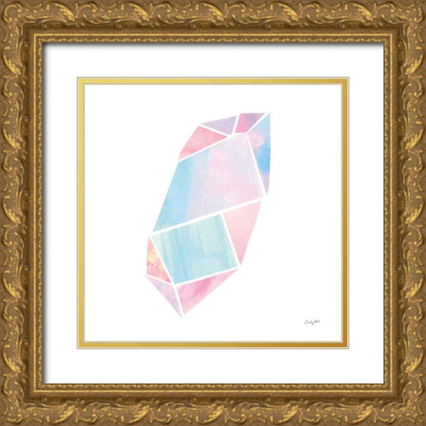 Shine II Gold Ornate Wood Framed Art Print with Double Matting by Prahl, Courtney