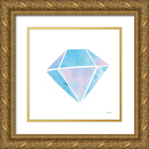 Shine III Gold Ornate Wood Framed Art Print with Double Matting by Prahl, Courtney