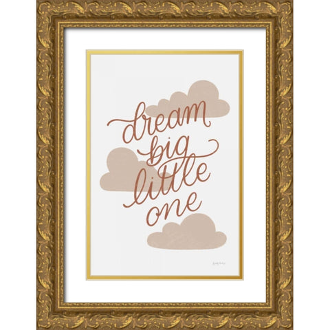 Boho Nursery IV Gold Ornate Wood Framed Art Print with Double Matting by Thorns, Becky