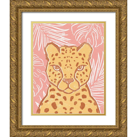 Jungle II Gold Ornate Wood Framed Art Print with Double Matting by Hershey, Moira